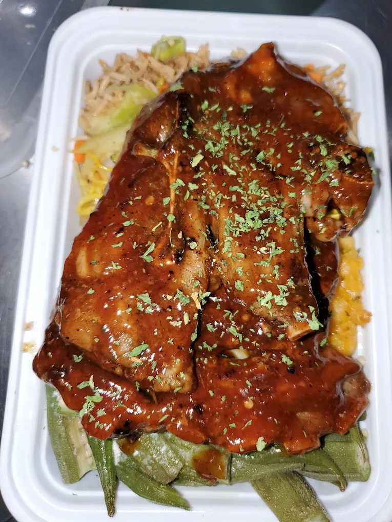 Authentic Just Meat at Jus Fishy Brooklyn